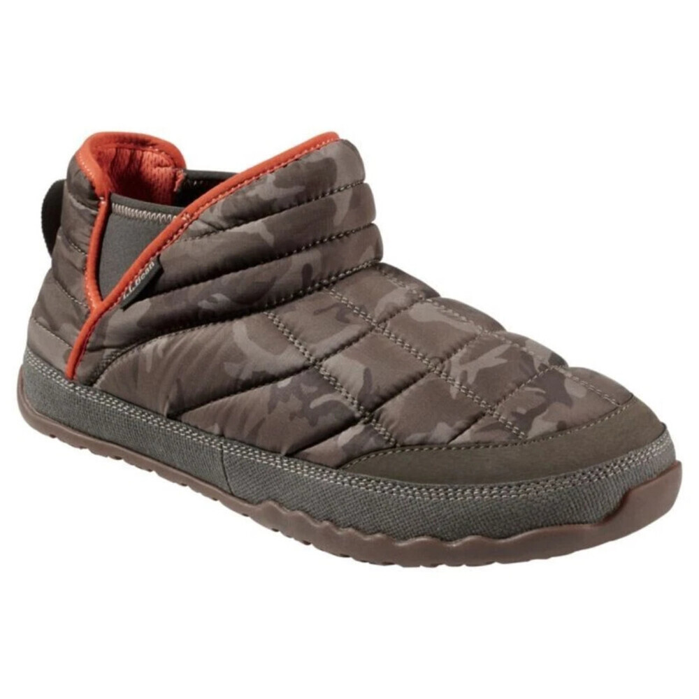 L.L. Bean Mountain Classic Quilted Ankle Boots II 522540 Men's Loden Camo GAL891